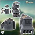 3.jpg Set of three Venetian houses with large columned awnings (2) - Medieval Gothic Feudal Old Archaic Saga 28mm 15mm RPG
