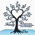 Family-tree.png Heart Family Tree, inspirational saying, love gift, Tree of Life