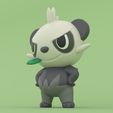 Pancham-Render-3.jpg Pancham - Pokemon 3D Print Model