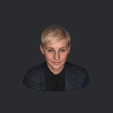model-4.png Ellen Degeneres-bust/head/face ready for 3d printing
