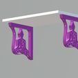 bouddha-4.jpg EQUERRE ETAGÈRE BOUDDHA BUDDHA 200 X 200 X 20 SHELF BRACKET MEME POUR ENDER 3 SANS SUPPORT