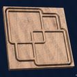 0-Squares-Tray-©.jpg Squares Tray - CNC Files for Wood