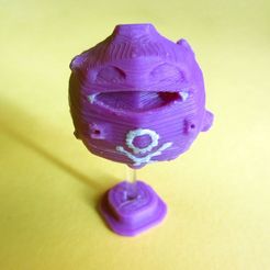 Koffing2_display_large.jpg Free STL file Koffing - Printed Parts model・3D printing design to download