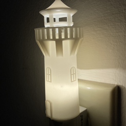 KERR STREET Cute 3D Nightlight Lighthouse for Nurseries and Childrens's Rooms