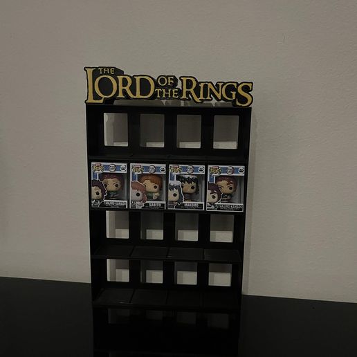 Expositor para 16 Bitty Pop The Lord of the Rings! — Ficheiro Digital 3MF