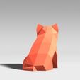 pp03.jpg LOW POLYGON Pom Bear DOG MODEL 3D PRINT MODEL