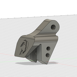 riser-f10-1-h.png STL file Riser F10 vanquish 1 hole・3D printing template to download