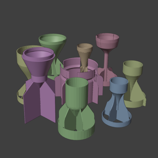 UAV shank collection