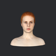 model-3.png Beautiful redhead woman-bust/head/face ready for 3d printing