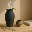 Serpent-Ember-Vase.png Serpent Ember Vase – Bold Decor with Fiery Mexican Vibes