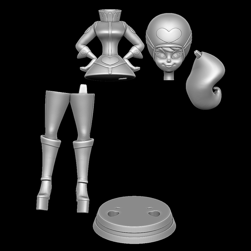 ♀️ Penelope Pitstop - Wacky Races 2017・ 3D File for 3D printing・Cults