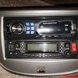 mounted_outside.jpg Ham Radio + Stereo Mount for FT-8900, FT-8800 Honda Fit 09-13