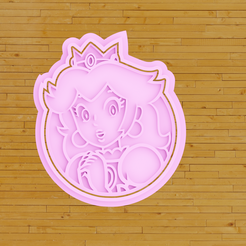 princesa.png Archivo STL Cookie Cutter Princesa Peach・Modelo de impresora 3D para descargar