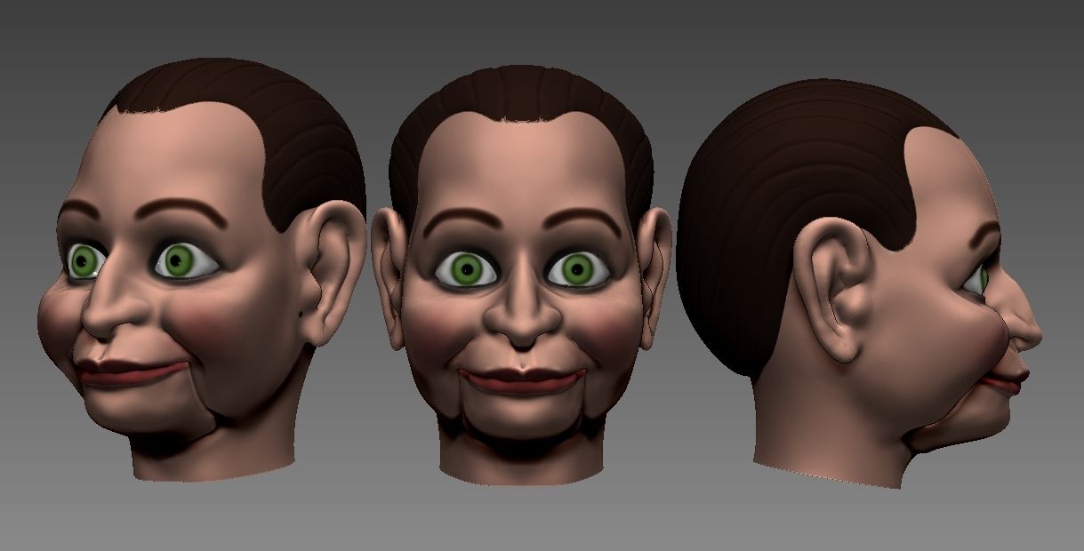 billy.jpg Archivo STL Billy Puppet - Dead Silence Printable Head・Diseño de impresión en 3D para descargar, santysem