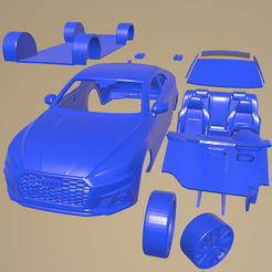 e10_005.png STL-Datei Audi S5 Coupe 2020 PRINTABLE CAR IN SEPARATEN TEILEN・3D-druckbare Vorlage zum herunterladen