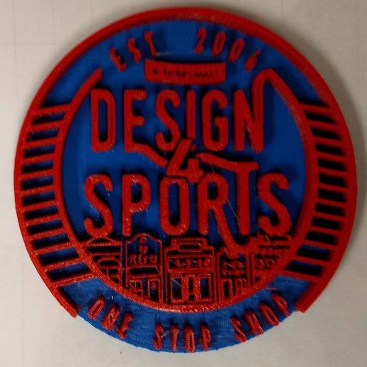 Stl File Sports Download free STL file Design 4 Sports Logo • 3D print template ・ Cults