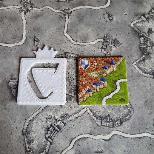 Carcassonne divider: Jousts & Crests (New 6. Expansion) 3D model