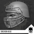 11.png Grid Iron head for 6 inch Action Figures