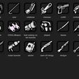 GTA-armas-2.jpg GTA SA Full PACK KEYCHAIN ICONS WEAPONS ( All Weapon Icons keychains)