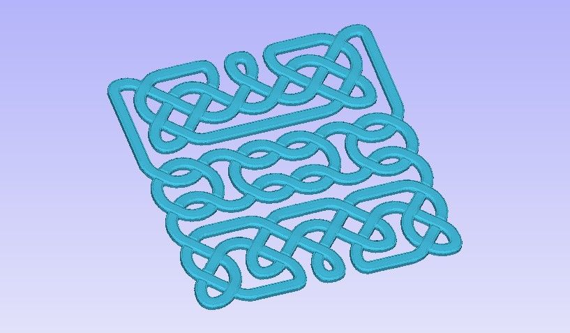 Free STL file Intertwined Panel・3D printing model to download・Cults