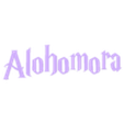 alohomora.stl Alohmora lettering