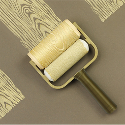 download-11.png Free STL file Wood Grain Paint Roller・3D printable model to download, G3tPainted