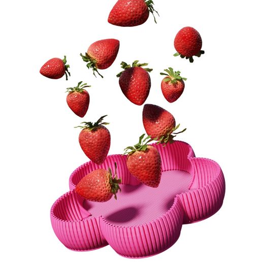 STL file FLOWER PLATE LARGE STACKABLE 💐 ・Template to download and 3D ...