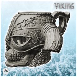 1.jpg Fichier STL Viking Skull mug (27) - Can holder Game Dice Gaming Beverage Drink・Modèle à télécharger et à imprimer en 3D