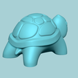 a4.png Cute Turtle Miniature - STL Printable