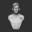 02.jpg Neymar Jr 3D Portrait Sculpture