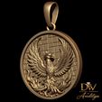 2.jpg Phoenix Medallion Firebird Pendant