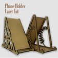 Phone-Holder-Set-8-1.jpg Mobile Phone Stand Holder SVG Laser Cut Files Templates (V8)