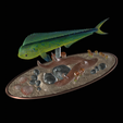 my_project-1-3.png mahi mahi / dorado / common dolphinfish underwater statue detailed texture for 3d printing
