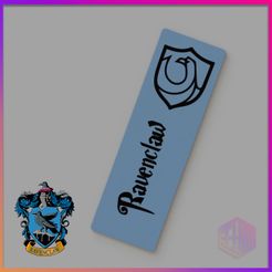 MARCAPAGINAS-RAVENCLAW-F.jpg STL file RAVENCLAW BOOKMARK - HARRY POTTER・3D printable model to download
