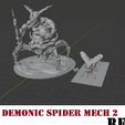demonicblightspidermechrfpic.png demonic blight-spider mech 6mm-10mm scale model