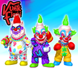 CGImages7.png Killer Klowns Jumbo MultiColor Flexi Print-In-Place + figure