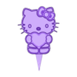 Kitty.stl Hello Kitty Topper für Torte