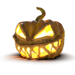 Deco_DreadfulJackOLantern1.png Halloween Decoration - Dreadful Jack-O'-Lantern