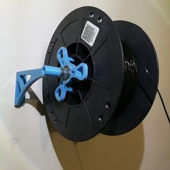 ae98705f9056b423f55c669d4381ae04_display_large.jpg Archivo STL wall mount spool holder・Objeto imprimible en 3D para descargar