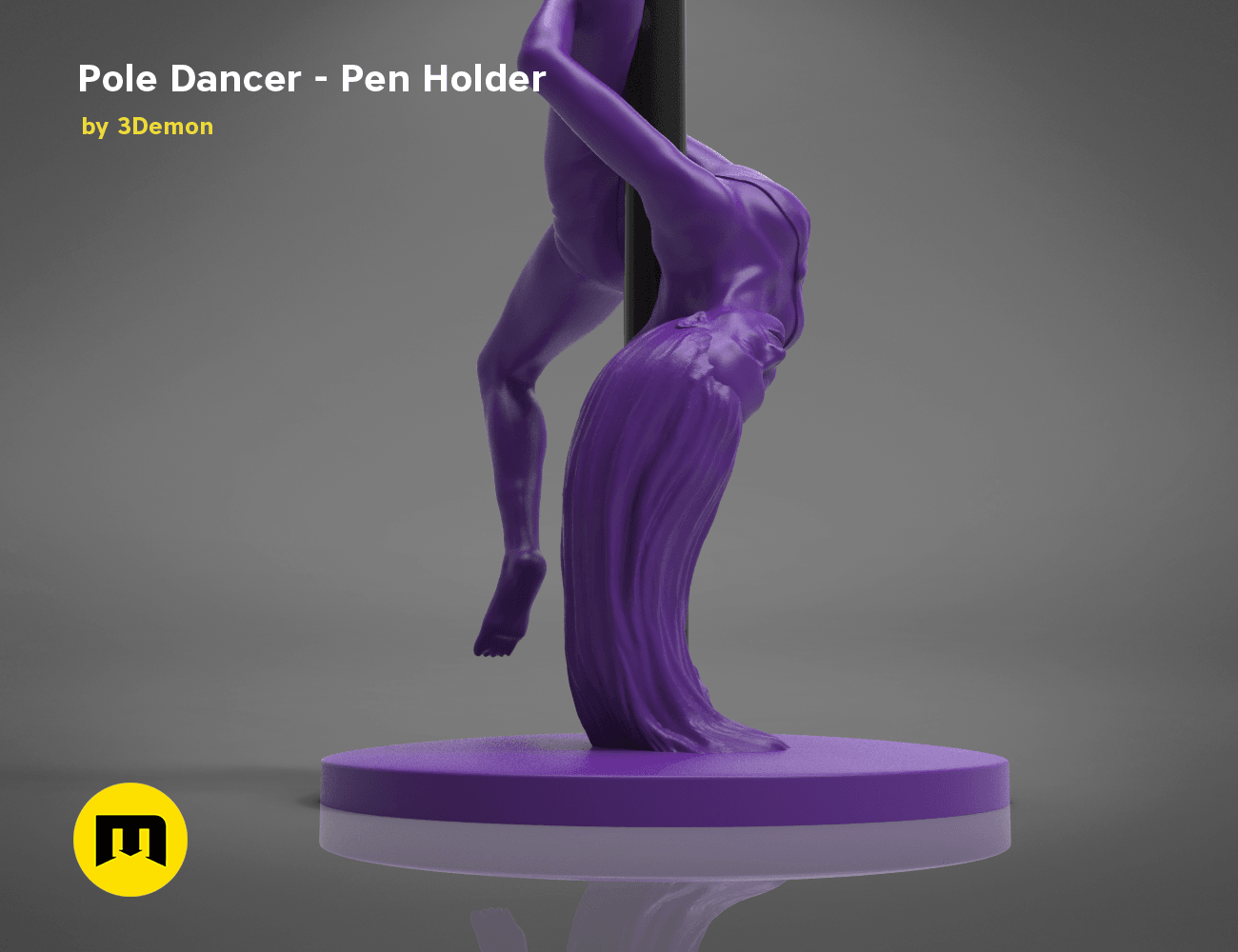 poledancer-bottom.147.png Archivo STL Pole Dancer - Portabolígrafos・Diseño de impresión en 3D para descargar, 3D-mon