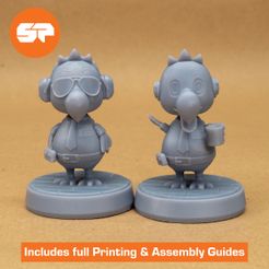 Cults_1.jpg Archivo STL Animal Crossing Dodo Modelos 3D - Escala Amiibo - Figuras imprimibles en 3D de Animal Crossing Nuevos Horizontes・Plan imprimible en 3D para descargar