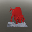 51.png The Majestic Bull with a Fiery Gaze - Rapid Print 2.5D