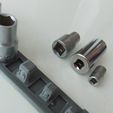 IMG_20230612_120525-1.jpg Snap-on Attachment Rail Set for Socket Spanner Inserts | for Inserts 6.3 mm (1/4 inch), 10 mm (3/8 inch), 12.5 mm (1/2 inch), Socket Wrench Organiser, Snap-on Attachment Rail Set for Socket Wrench Inserts