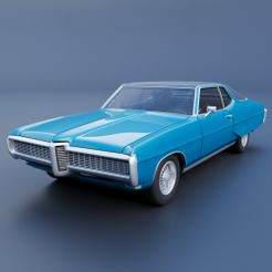 A.jpg Datei 3D Pontiac Grand Prix 1968・Design für 3D-Drucker zum herunterladen