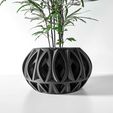 untitled-2379-2.jpg The Ando Planter Pot with Drainage Tray & Stand: Modern and Unique Home Decor for Plants and Succulents  | STL File