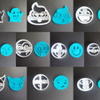 multi.png Emoji cutter cookie pack