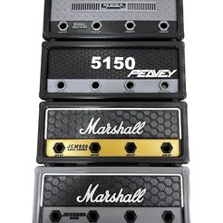 Guitar-Amps2.jpg STL file FENDER MARSHALL MESA PEAVEY 7 CLASSIC AMP SUPER PACK・3D printer design to download