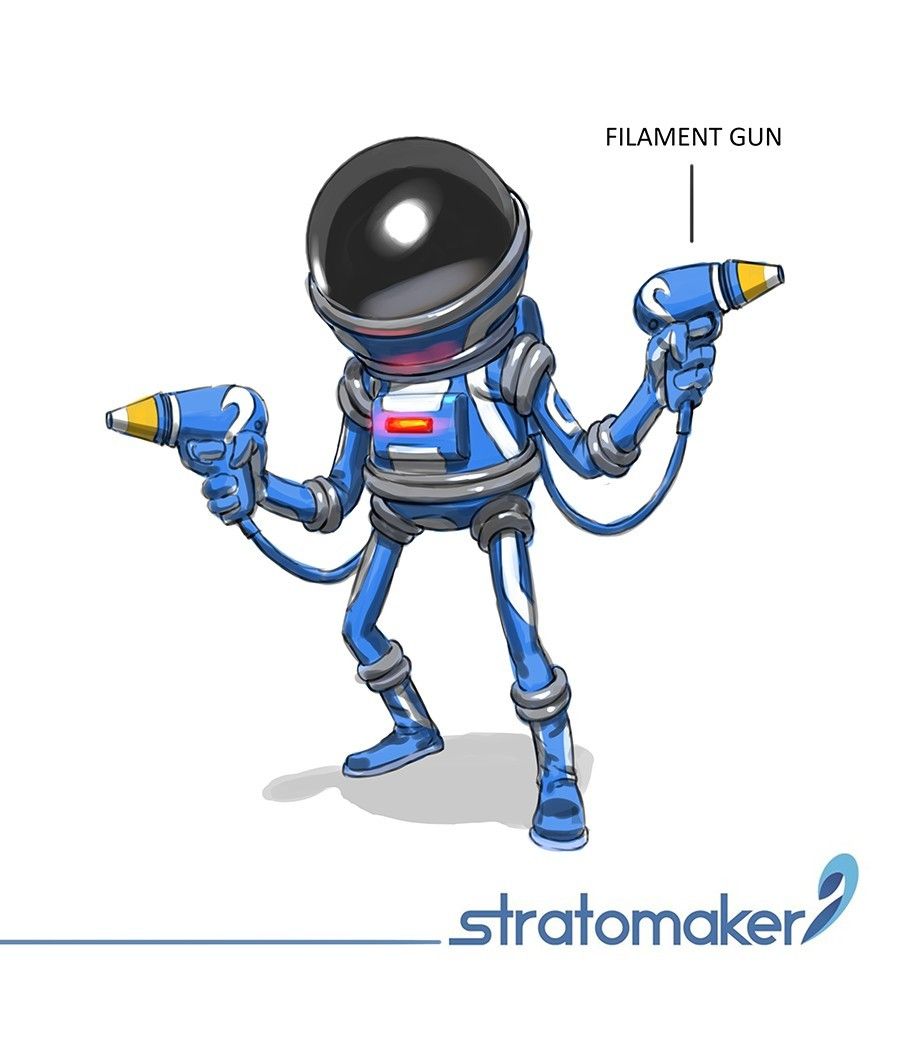 stratomaker_mascot.jpg Download free 3D file Stratomaker Mascot • Object to 3D print, GGR2