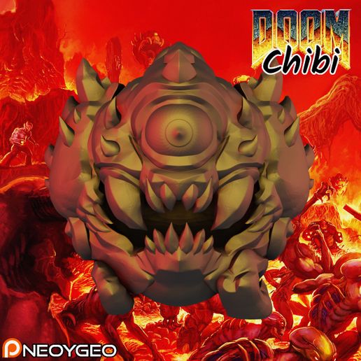 caco-toy0.jpg CACODEMON - DOOM CHIBI KEYCHAIN