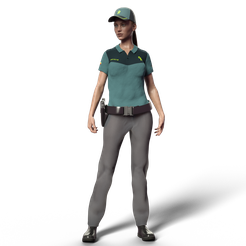 guardia-civil.png STL file guardia civil woman police・Template to download and 3D print